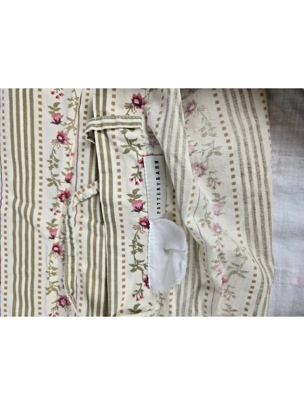Pottery Barn Quilted Patchwork Pillowcases 25.5 X 33